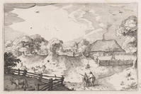 KG 02020
<br/>
Duinen bij Haarlem (serie landschappen bij Haarlem)
<br/>
<em>Visscher, Claes Jansz. (1586/87-1652)</em>
